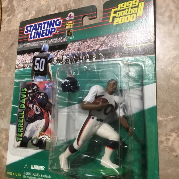 SLU Denver Broncos Terrell Davis Fiqure Helmet/Card (Georgia  Bulldogs) - Picture 3 of 6